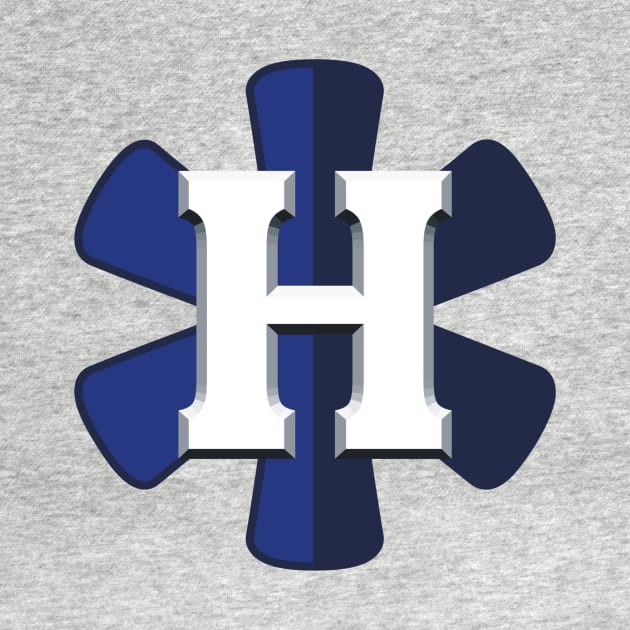 Houston Asterisks Blue Logo by FantasySportsSpot